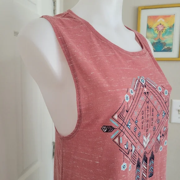 Dave Matthews Band 2018 Concert Tank Top S Aztec Print EUC Soft - Picture 3 of 9
